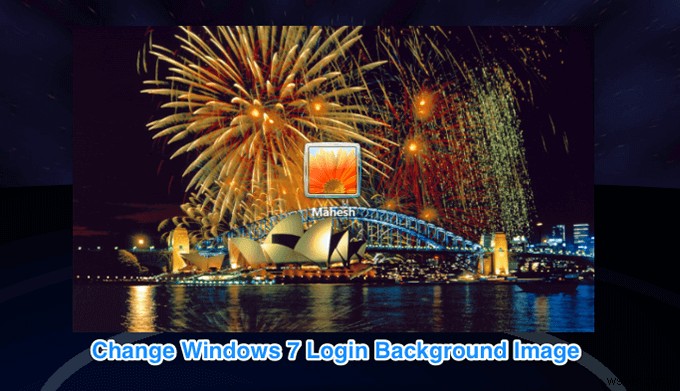 【初心者向け】Windows 7のログイン画面の背景画像を変更する3つの方法