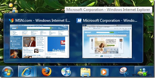 Windows 7のタスクバーにサムネイルプレビューが表示されないときの対処法