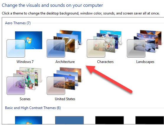 Windows 7のタスクバーにサムネイルプレビューが表示されないときの対処法