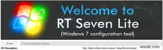RT Seven LiteでカスタムWindows 7インストールイメージを簡単に作成する方法