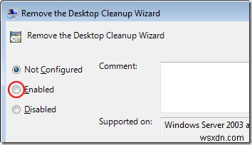 Windows 7のデスクトップ クリーンアップウィザードを削除（無効化）する方法