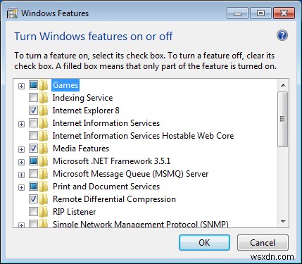 Windows 7からWindows Media Playerをアンインストールする方法