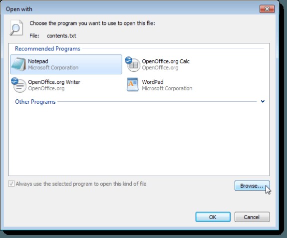 Windows 7でファイルの関連付けを削除する方法|無料ツール「Unassociate File Types」の使い方