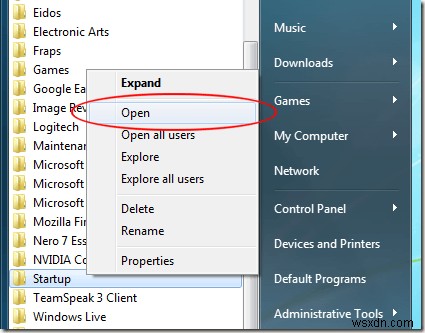 Windows 7のスタートアップフォルダーにプログラムを簡単に追加する方法