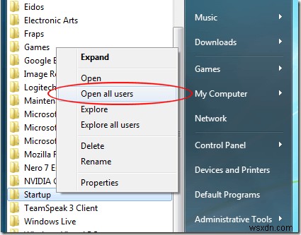 Windows 7のスタートアップフォルダーにプログラムを簡単に追加する方法