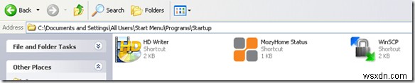 Windows XPのスタートアップにプログラムを追加する2つの方法