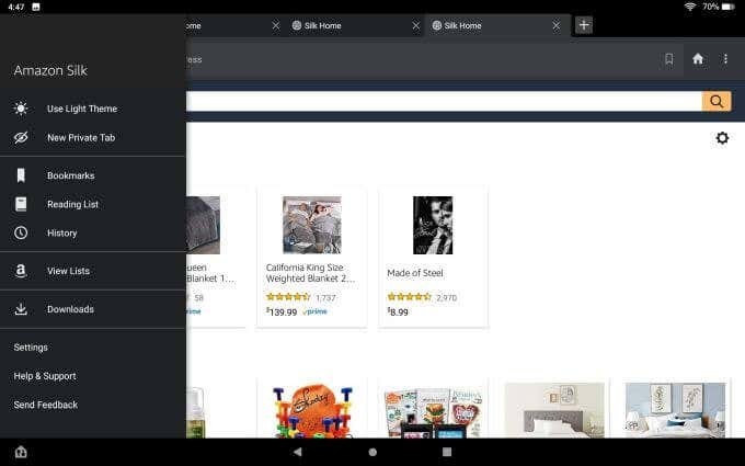 Amazon Fireタブレットの「Silk」ブラウザ完全ガイド｜基本操作から便利機能まで徹底解説