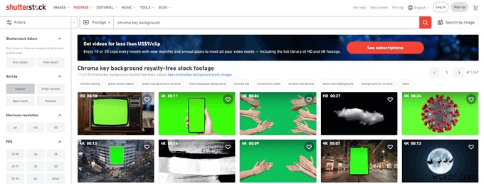グリーンスクリーン素材におすすめのオンラインサイト8選｜無料・有料の特殊効果を徹底解説
