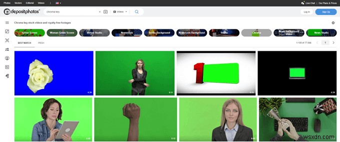 グリーンスクリーン素材におすすめのオンラインサイト8選｜無料・有料の特殊効果を徹底解説