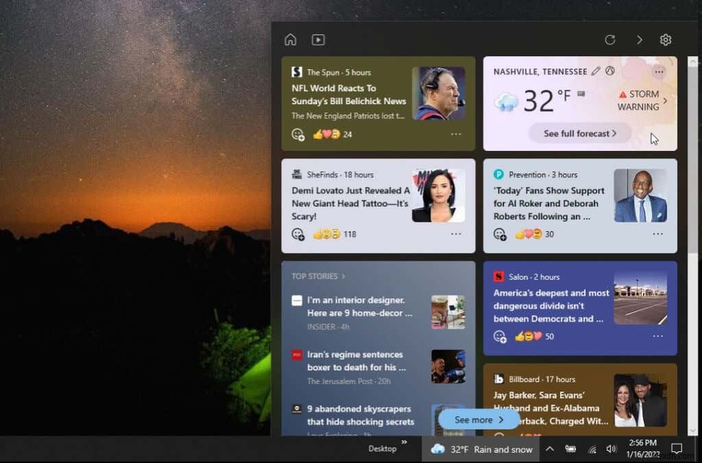 Windows 10/11におすすめの天気ウィジェット|タスクバーとデスクトップで天気をすぐ確認