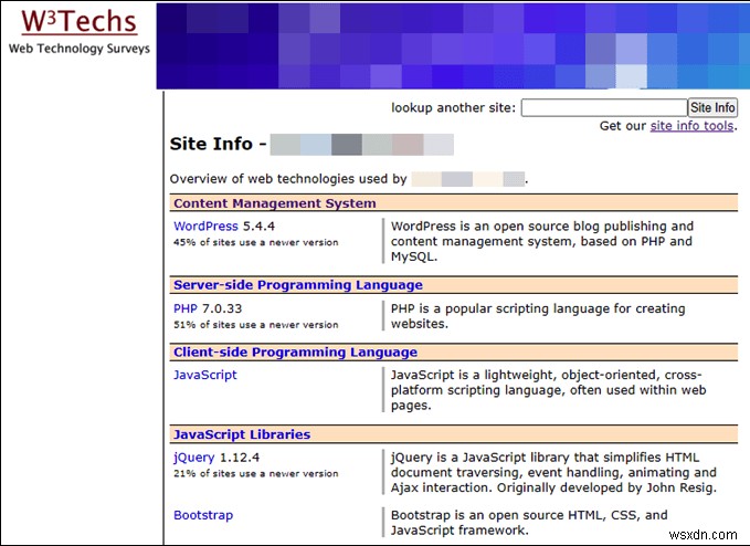 ウェブサイトの仕組みを調べる方法:サイトの内部構造からわかること