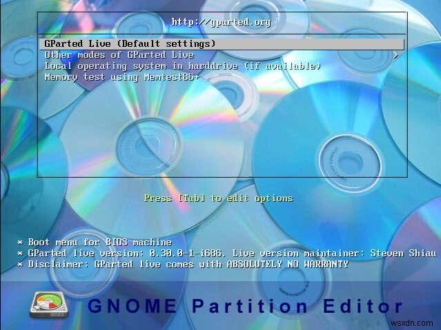 GPartedを使ってWindowsのディスクパーティションを管理する方法