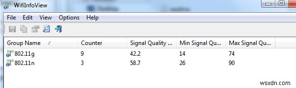 Windows用の無料WiFi&チャンネルスキャナーソフト「WifiInfoView」の使い方
