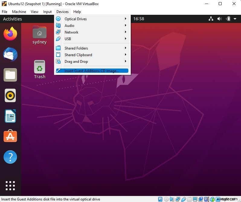 UbuntuにVirtualBox Guest Additionsをインストールする完全ガイド