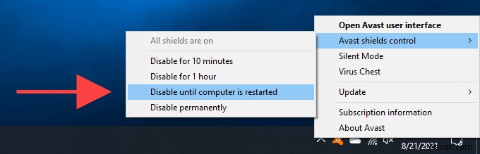 アバスト(Avast)を一時的に無効化する方法【Windows・Mac対応】