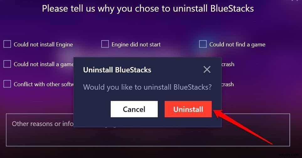 WindowsとMacでBlueStacksを完全にアンインストールする方法【残ファイルも削除】
