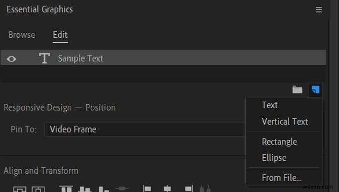 Adobe Premiere Proでタイトルグラフィックを作成・編集する方法