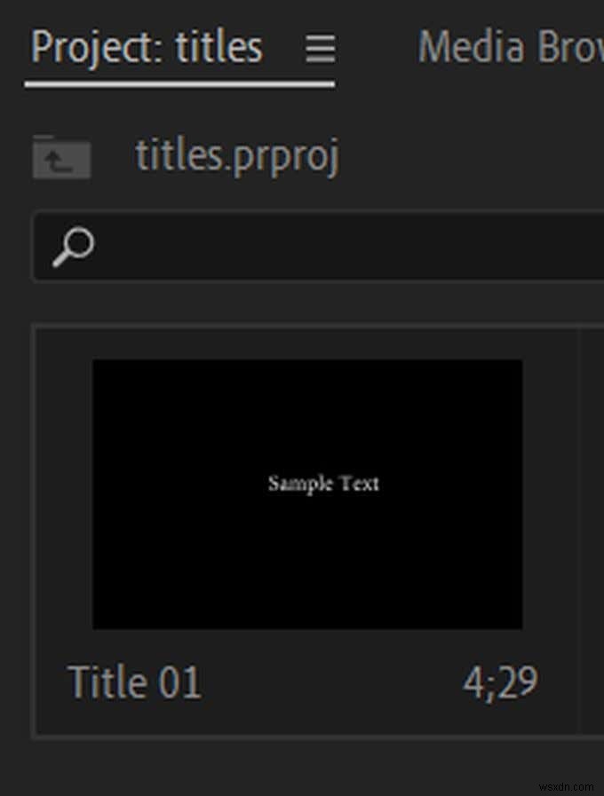 Adobe Premiere Proでタイトルグラフィックを作成・編集する方法