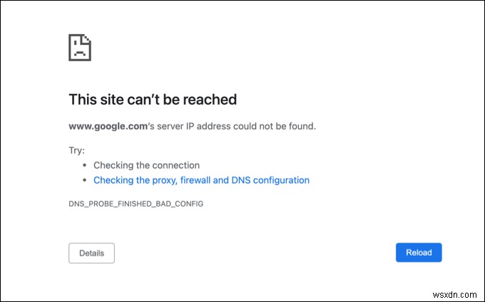 Chromeで「DNS_PROBE_FINISHED_BAD_CONFIG」エラーを解決する方法