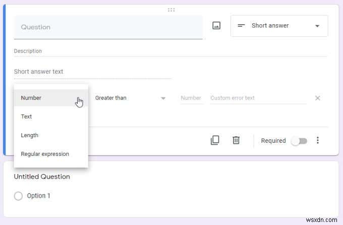 Googleフォームで回答の検証(バリデーション)を設定する方法