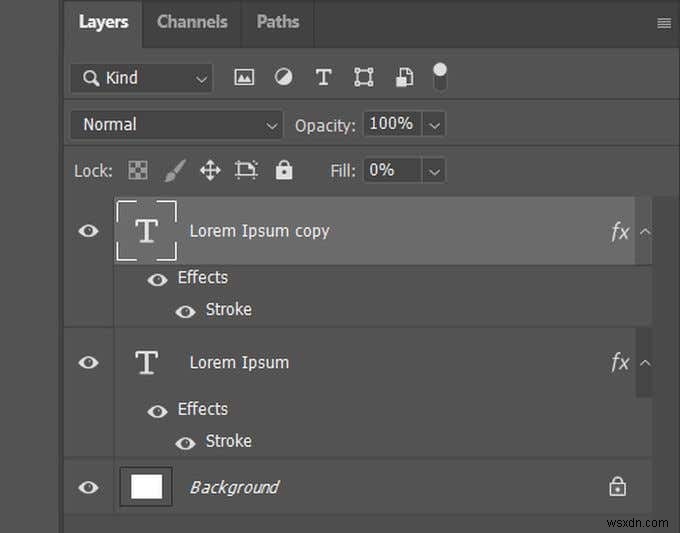 【初心者向け】Photoshopでテキストにアウトライン（縁取り）を付ける方法