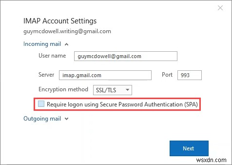 OutlookでGmailのIMAP設定を行う方法｜基本手順とエラー対処法を解説