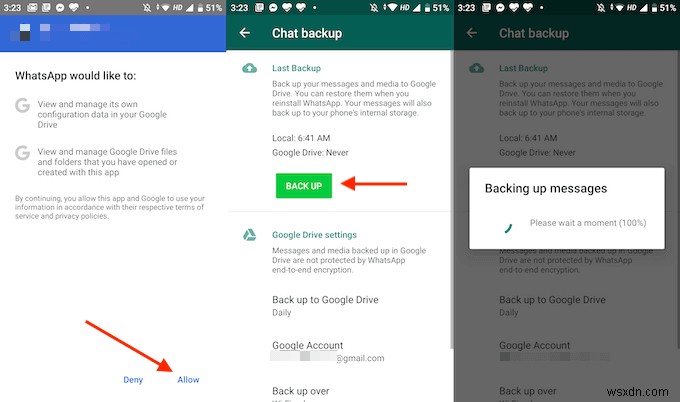 GoogleドライブでWhatsAppをバックアップ・復元する方法【Android機種変更ガイド】