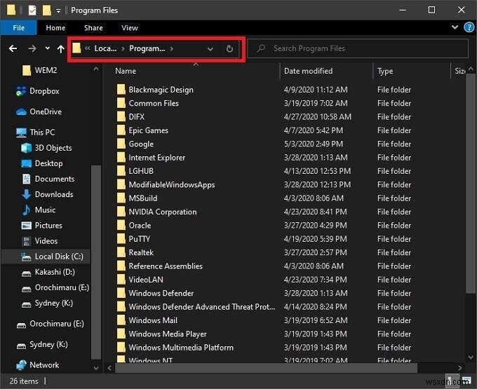 Windowsエクスプローラからフォルダ内でコマンドプロンプトを開く3つの方法