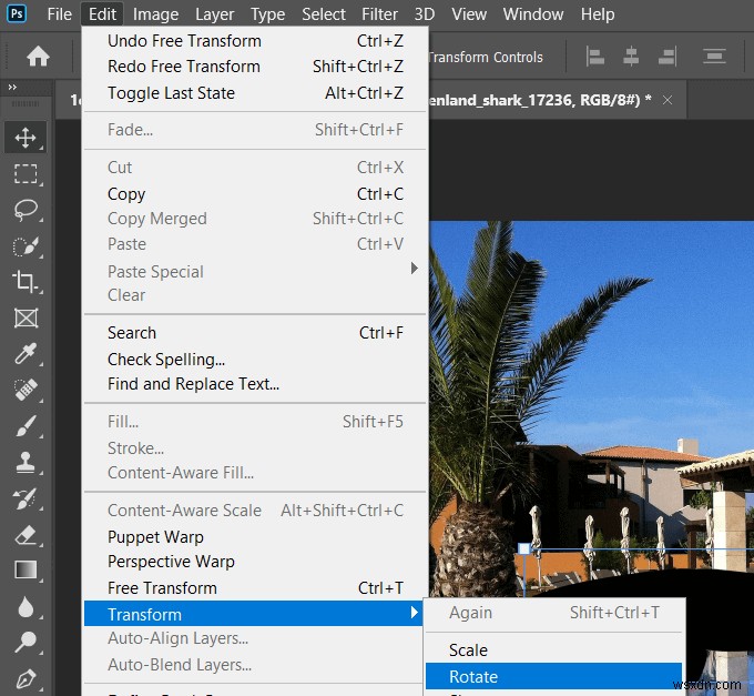 【Photoshop】画像とテキストを回転させる方法を徹底解説