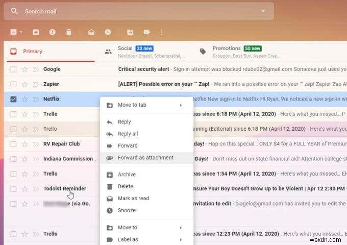 Gmailで複数のメールをまとめて転送する方法|添付ファイルとして送る手順を解説
