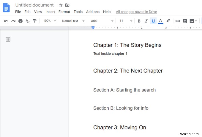 Googleドキュメントで目次を作成・自動更新する方法を徹底解説