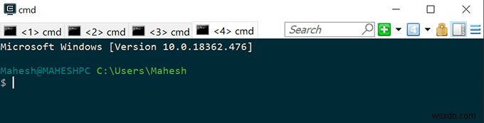 Windows 10でタブ付きコマンドプロンプトを実現する4つの方法
