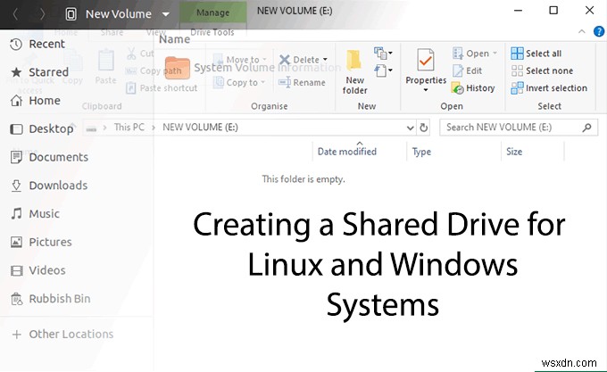 デュアルブート環境でWindowsとLinuxのファイルを共有する方法:NTFS共有パーティションの作り方