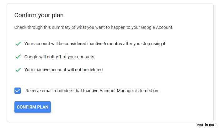 Googleの「非アクティブなアカウントの管理」を有効にする方法【デジタル遺産対策】