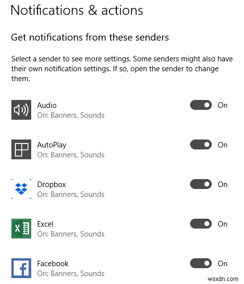 Windowsデスクトップにポップアップ通知を表示させない方法