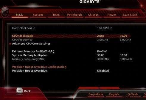 Ryzen 5 1500Xをオーバークロックする方法｜GIGABYTEマザーボードでの手順を徹底解説