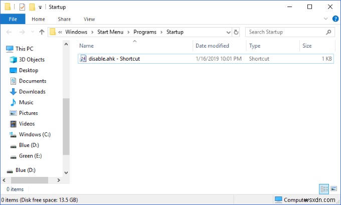 AutoHotKeyを使ってWindowsのキーボードキーを無効化する方法