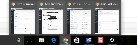 Windows 10のタスクバーをアイコンだけの表示に戻す方法