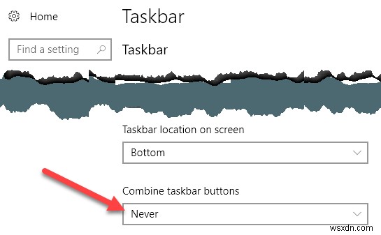 Windows 10のタスクバーをアイコンだけの表示に戻す方法