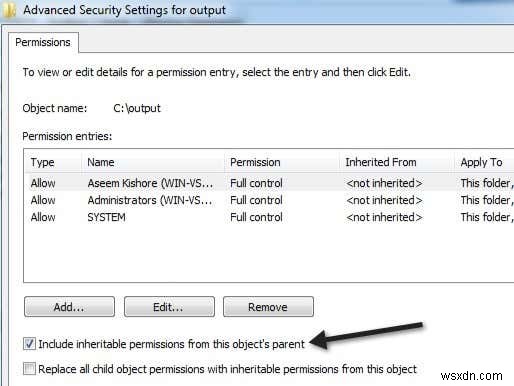 Windows 7のフォルダに表示される鍵（ロック）アイコンを削除する方法