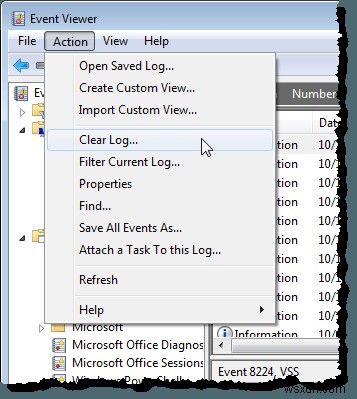Windowsのイベントログをエクスポート・クリア・サイズ拡大する方法