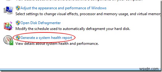 Windows 7でシステムヘルスレポートを生成してPCのエラーをチェックする方法