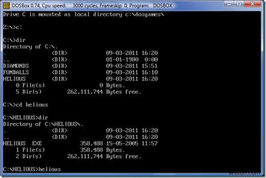 古いDOSゲームやプログラムをWindows XP/Vista/7/8/10で動かす方法