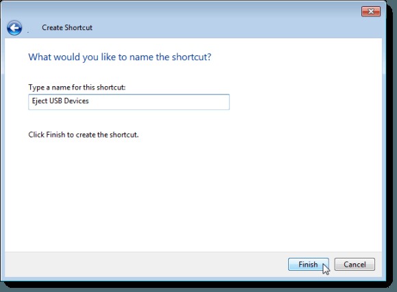 【Windows】「ハードウェアの安全な削除」ダイアログを素早く開くショートカットとキーボードショートカットの作成方法