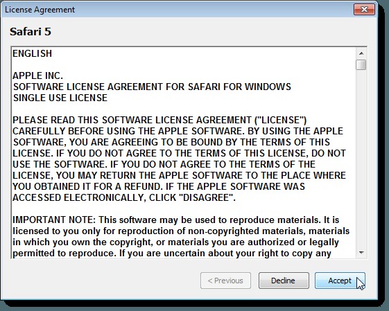 WindowsでAppleのSafariブラウザを更新する方法