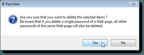 IE PassViewでInternet Explorerの保存済みパスワードを表示・バックアップ・削除する方法