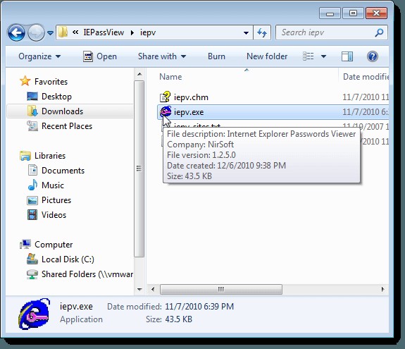 IE PassViewでInternet Explorerの保存済みパスワードを表示・バックアップ・削除する方法