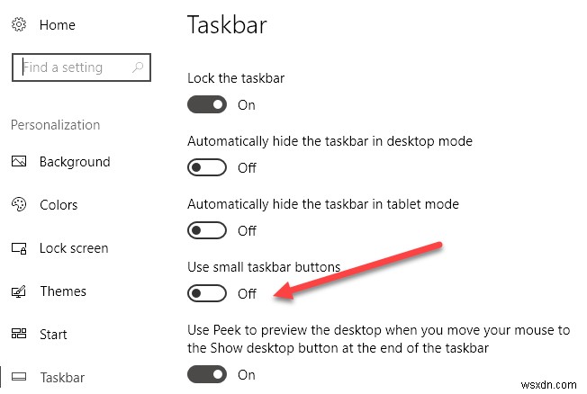 Windows 7/8/10のタスクバーとデスクトップアイコンを小さくする方法