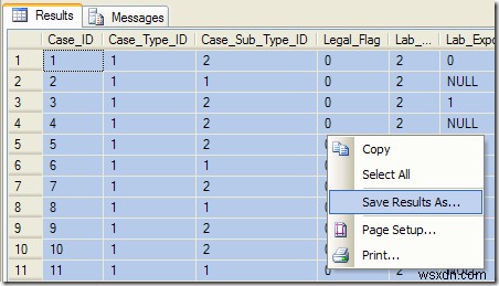 SQL Serverのデータを列ヘッダー付きでExcelにエクスポートする方法