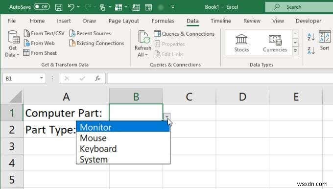 Excelで連動する複数のドロップダウンリストを作成する方法